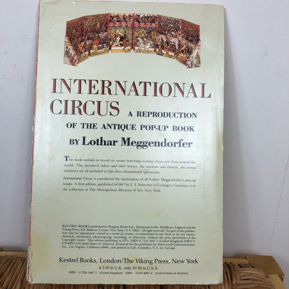 Lothar Meggendorfer’s 1979 International Circus Pop Up Book - Picture 6 of 13